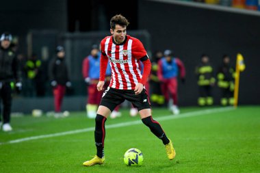Athletic Bilbao 'nun Jon Morcillo portresi Udine, İtalya' daki Dacia Arena 'da oynanan Udinese Calcio vs Athletic Bilbao maçında (portreler arşivi) 17 Aralık 2022 - Fotoğraf: Ettore Griffon