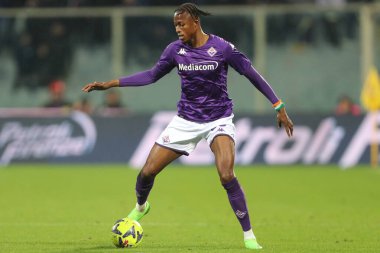 Christian Kouame (Fiorentina) during italian soccer Serie A match ACF Fiorentina vs US Sassuolo at the Artemio Franchi stadium in Florence, Italy, January 07, 2023 - Credit: Luca Amedeo Bizzarr