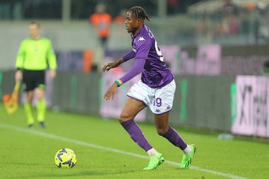 Christian Kouame (Fiorentina) during italian soccer Serie A match ACF Fiorentina vs US Sassuolo at the Artemio Franchi stadium in Florence, Italy, January 07, 2023 - Credit: Luca Amedeo Bizzarr