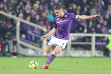Nikola Milinkovic (Fiorentina) during italian soccer Serie A match ACF Fiorentina vs US Sassuolo at the Artemio Franchi stadium in Florence, Italy, January 07, 2023 - Credit: Luca Amedeo Bizzarr