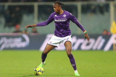 Christian Kouame (Fiorentina) during italian soccer Serie A match ACF Fiorentina vs US Sassuolo at the Artemio Franchi stadium in Florence, Italy, January 07, 2023 - Credit: Luca Amedeo Bizzarr