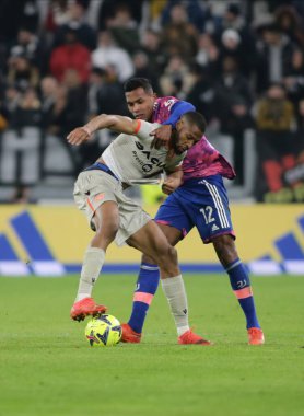 Beto of Udinese Calcio and Alex Sandro of Juventus Fc during the Italian Serie A, football match between Juventus Fc and Udinese Calcio on Jannuary 07, 2023 at Allianz Stadium, Turin, Italy. Photo Nderim Kaceli - Credit: Nderim Kaceli/LiveMedi