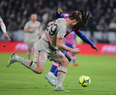 Jaka Bijol of Udinese Calcio and Moise Kean of Juventus Fc during the Italian Serie A, football match between Juventus Fc and Udinese Calcio on Jannuary 07, 2023 at Allianz Stadium, Turin, Italy. Photo Nderim Kaceli - Credit: Nderim Kaceli/LiveMedi