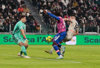 Moise Kean of Juventus Fc in attempt to score a goal during the Italian Serie A, football match between Juventus Fc and Udinese Calcio on Jannuary 07, 2023 at Allianz Stadium, Turin, Italy. Photo Nderim Kaceli - Credit: Nderim Kaceli/LiveMedi