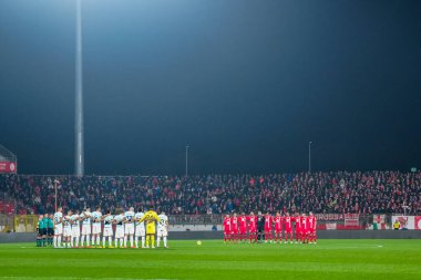 A minute of silence for the dead of Gianluca Vialli during italian soccer Serie A match AC Monza vs Inter - FC Internazionale at the U-Power Stadium in Monza, Italy, January 07, 2023 - Credit: Luca Rossin