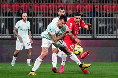 Patrick Ciurria (AC Monza) scores the goal during italian soccer Serie A match AC Monza vs Inter - FC Internazionale at the U-Power Stadium in Monza, Italy, January 07, 2023 - Credit: Luca Rossin