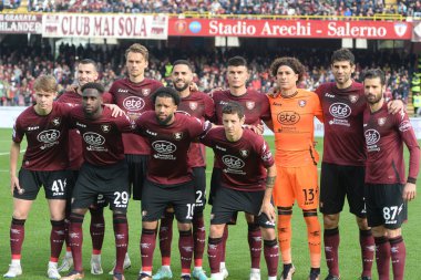 US Salernitana 1919 team  during the Serie A match between US Salernitana 1919 v FC Torino  at Stadio Arechi   - Credit: Danilo Gemito/LiveMedi