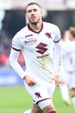 Antonio Sanabria of Torino FC  celebrates after scoring goal  during the friendly football match US Salernitana 1919 v FC Torino  at Arechi stadium  - Credit: Agostino Gemito/LiveMedi