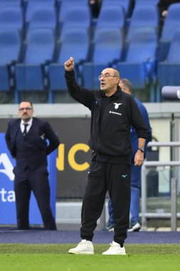 Maurizio Sarri of S.S. LAZIO during the 17th day of the Serie A Championship between S.S. Lazio vs Empoli F.C. on January 8, 2023 at the Stadio Olimpico in Rome, Italy. - Credit: Domenico Cippitelli/LiveMedi