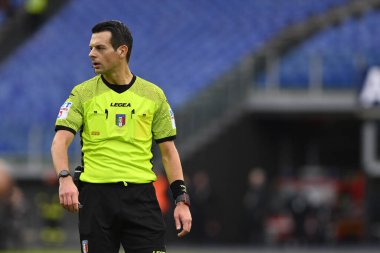 Referee Ivano Pezzuto during the 17th day of the Serie A Championship between S.S. Lazio vs Empoli F.C. on January 8, 2023 at the Stadio Olimpico in Rome, Italy. - Credit: Domenico Cippitelli/LiveMedi