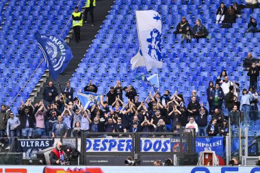 Empoli F.C. Fans during the 17th day of the Serie A Championship between S.S. Lazio vs Empoli F.C. on January 8, 2023 at the Stadio Olimpico in Rome, Italy. - Credit: Domenico Cippitelli/LiveMedi