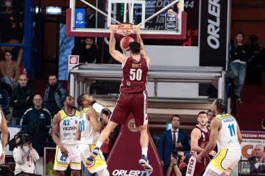 Mitchell Watt (Umana Reyer Venezia) during Italian Basketball A Serie  Championship Umana Reyer Venezia vs Tezenis Verona at the Taliercio in Venice, Italy, January 08, 2023 - Credit: Mattia Radon