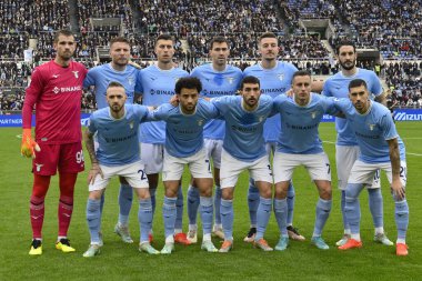 S.S. Lazio Team during the 17th day of the Serie A Championship between S.S. Lazio vs Empoli F.C. on January 8, 2023 at the Stadio Olimpico in Rome, Italy. - Credit: Domenico Cippitelli/LiveMedi