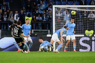 Razvan Gabriel Marin (Empoli FC) goal 2-2 during the Italian Football Championship League A 2022/2023 match between SS Lazio vs Empoli FC at the Olimpic Stadium in Rome on 08 January 2023. - Credit: Fabrizio Corradetti/LiveMedi