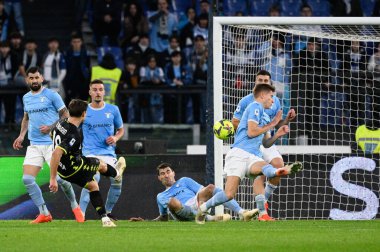 Razvan Gabriel Marin (Empoli FC) goal 2-2 during the Italian Football Championship League A 2022/2023 match between SS Lazio vs Empoli FC at the Olimpic Stadium in Rome on 08 January 2023. - Credit: Fabrizio Corradetti/LiveMedi