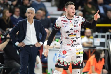 Alessandro Piccinelli - Sir Safety Susa Perugia during Volleyball Italian Serie A Men Superleague Championship WithU Verona vs Sir Safety Susa Perugia at the Pala AGSM-AIM in Verona, Italy, January 08, 2023 - Credit: Roberto Tommasin