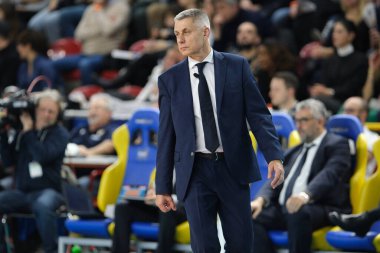 Radostin Stoytchev - Head Coach of WithU Verona during Volleyball Italian Serie A Men Superleague Championship WithU Verona vs Sir Safety Susa Perugia at the Pala AGSM-AIM in Verona, Italy, January 08, 2023 - Credit: Roberto Tommasin