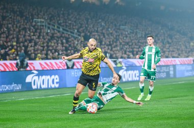 5 NORDIN AMRABAT of Aek FC during the Greek Super League, Matchday 17, match between Aek FC and Panathinaikos FC at Opap Arena Stadium on January 8, 2023 in Athens, Greece. - Credit: Stefanos Kyriazis/LiveMedi