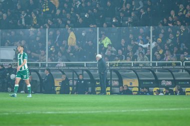Head Coach  IVAN JOVANOVIC of Panathinaikos FC during the Greek Super League, Matchday 17, match between Aek FC and Panathinaikos FC at Opap Arena Stadium on January 8, 2023 in Athens, Greece. - Credit: Stefanos Kyriazis/LiveMedi