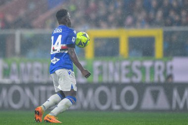 Ronaldo Augusto Vieira Nan (Sampdoria) during italian soccer Serie A match UC Sampdoria vs SSC Napoli at the Luigi Ferraris stadium in Genova, Italy, January 08, 2023 - Credit: Danilo Vig