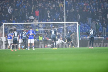Elif Elmas (Napoli) penalty goal  0 -2 during italian soccer Serie A match UC Sampdoria vs SSC Napoli at the Luigi Ferraris stadium in Genova, Italy, January 08, 2023 - Credit: Danilo Vig