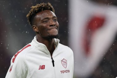 Tammy Abraham of AS Roma seen during Serie A 2022/23 football match between AC Milan and AS Roma at San Siro Stadium, Milan, Italy on January 08, 2023 - Credit: Fabrizio Carabelli/LiveMedi