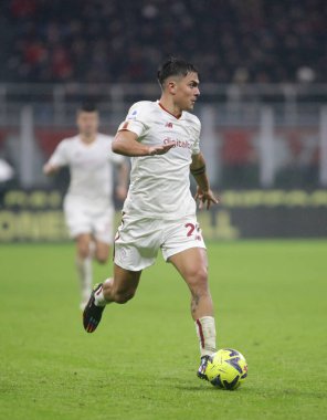 Lorenzo Pellegrini of As Roma during the Italian Serie A, football match between Ac Milan and As Roma on Jannuary 08, 2023 at San Siro Stadium, Milan, Italy. Photo Nderim Kaceli - Credit: Nderim Kaceli/LiveMedi