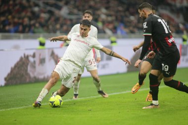 Paulo Dybala of As Roma during the Italian Serie A, football match between Ac Milan and As Roma on Jannuary 08, 2023 at San Siro Stadium, Milan, Italy. Photo Nderim Kaceli - Credit: Nderim Kaceli/LiveMedi
