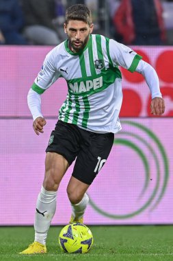 Domenico Berardi (US Sassuolo) during italian soccer Serie A match ACF Fiorentina vs US Sassuolo at the Artemio Franchi stadium in Florence, Italy, January 07, 2023 - Credit: Lisa Guglielm