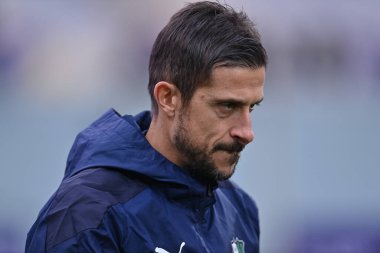 Alessio Dionisi (Head Coach of US Sassuolo) during italian soccer Serie A match ACF Fiorentina vs US Sassuolo at the Artemio Franchi stadium in Florence, Italy, January 07, 2023 - Credit: Lisa Guglielm