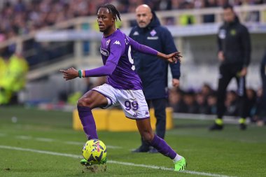 Christian Michael Kouakou Kouame (ACF Fiorentina) during italian soccer Serie A match ACF Fiorentina vs US Sassuolo at the Artemio Franchi stadium in Florence, Italy, January 07, 2023 - Credit: Lisa Guglielm