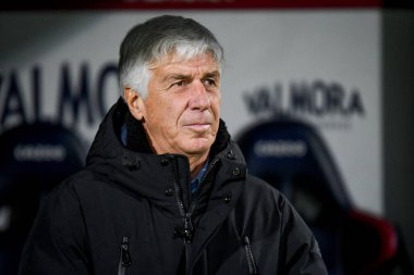 Atalanta's Head Coach Gian Piero Gasperini portrait during italian soccer Serie A match Bologna FC vs Atalanta BC at the Renato Dall'Ara stadium in Bologna, Italy, January 09, 2023 - Credit: Ettore Griffon