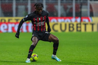 Rafael Leao of AC Milan in action during Serie A 2022/23 football match between AC Milan and AS Roma at San Siro Stadium, Milan, Italy on January 08, 2023 - Credit: Fabrizio Carabelli/LiveMedi