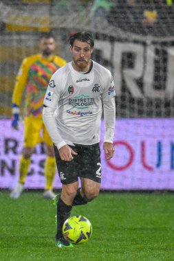Spezia's Simone Bastoni during italian soccer Serie A match Spezia Calcio vs US Lecce at the Alberto Picco stadium in La Spezia, Italy, January 08, 2023 - Credit: Cucco Ricucch