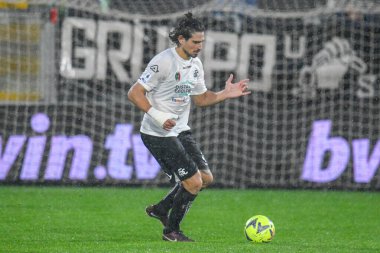 Spezia's Dimitrios Nikolaou during italian soccer Serie A match Spezia Calcio vs US Lecce at the Alberto Picco stadium in La Spezia, Italy, January 08, 2023 - Credit: Cucco Ricucch