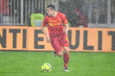 Lecce's Kristijan Bistrovic during italian soccer Serie A match Spezia Calcio vs US Lecce at the Alberto Picco stadium in La Spezia, Italy, January 08, 2023 - Credit: Cucco Ricucch