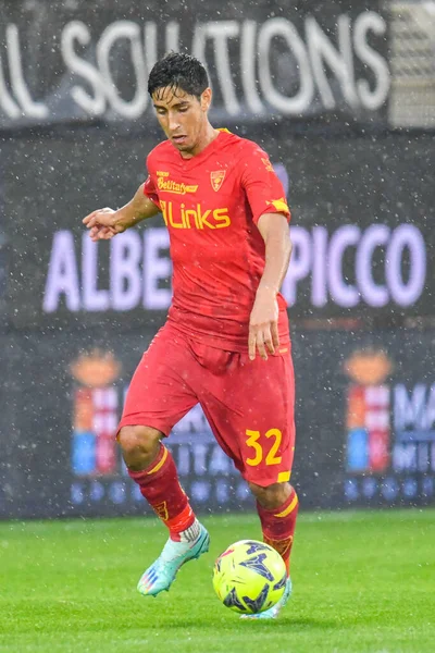 Lecce's Youssef Maleh during italian soccer Serie A match Spezia Calcio vs US Lecce at the Alberto Picco stadium in La Spezia, Italy, January 08, 2023 - Credit: Cucco Ricucch