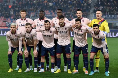 Bologna photo team during italian soccer Serie A match Bologna FC vs Atalanta BC at the Renato Dall'Ara stadium in Bologna, Italy, January 09, 2023 - Credit: Gianluca Ricc