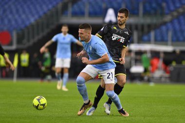 Sergej Milinkovic-Savic of S.S. LAZIO during the 17th day of the Serie A Championship between S.S. Lazio vs Empoli F.C. on January 8, 2023 at the Stadio Olimpico in Rome, Italy. - Credit: Domenico Cippitelli/LiveMedi