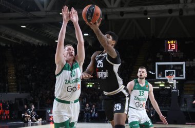 Jordan Mickey (Segafredo Virtus Bologna) during the Euroleague basketball championship match Segafredo Virtus Bologna Vs. BC Zalgiris Kaunas - Bologna, Italy, January 10, 2023 at Segafredo Arena - Photo: Michele Nucci - Credit: Michele Nucci/LiveMedi