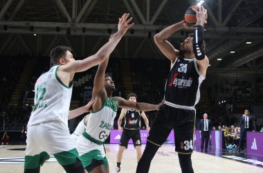 Kyle Weems (Segafredo Virtus Bologna) during the Euroleague basketball championship match Segafredo Virtus Bologna Vs. BC Zalgiris Kaunas - Bologna, Italy, January 10, 2023 at Segafredo Arena - Photo: Michele Nucci - Credit: Michele Nucci/LiveMedi
