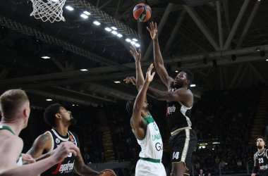 Mouhammadou Jaiteh (Segafredo Virtus Bologna) during the Euroleague basketball championship match Segafredo Virtus Bologna Vs. BC Zalgiris Kaunas - Bologna, Italy, January 10, 2023 at Segafredo Arena - Photo: Michele Nucci - Credit: Michele Nucci/Liv