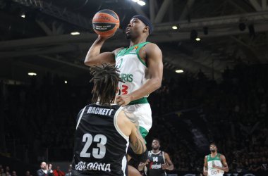 Isaiah Taylor (BC Zalgiris Kaunas)  during the Euroleague basketball championship match Segafredo Virtus Bologna Vs. BC Zalgiris Kaunas - Bologna, Italy, January 10, 2023 at Segafredo Arena - Photo: Michele Nucci - Credit: Michele Nucci/LiveMedi