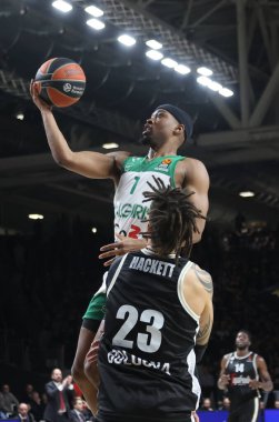 Isaiah Taylor (BC Zalgiris Kaunas)  during the Euroleague basketball championship match Segafredo Virtus Bologna Vs. BC Zalgiris Kaunas - Bologna, Italy, January 10, 2023 at Segafredo Arena - Photo: Michele Nucci - Credit: Michele Nucci/LiveMedi