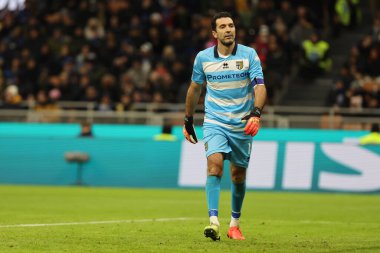 Gianluigi Buffon of Parma Calcio in action during Coppa Italia 2022/23 football match between FC Internazionale and Parma Calcio at Giuseppe Meazza Stadium, Milan, Italy on January 10, 2023 - Credit: Fabrizio Carabelli/LiveMedi