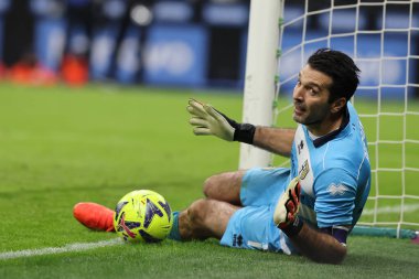 Gianluigi Buffon of Parma Calcio in action during Coppa Italia 2022/23 football match between FC Internazionale and Parma Calcio at Giuseppe Meazza Stadium, Milan, Italy on January 10, 2023 - Credit: Fabrizio Carabelli/LiveMedi