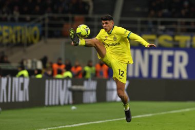 Raoul Bellanova of FC Internazionale in action during Coppa Italia 2022/23 football match between FC Internazionale and Parma Calcio at Giuseppe Meazza Stadium, Milan, Italy on January 10, 2023 - Credit: Fabrizio Carabelli/LiveMedi