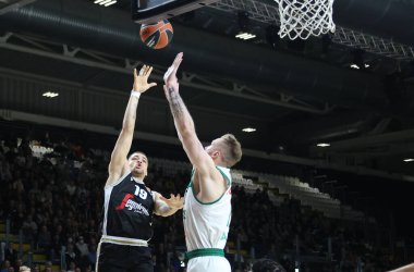 Iffe Lundberg (Segafredo Virtus Bologna) during the Euroleague basketball championship match Segafredo Virtus Bologna Vs. BC Zalgiris Kaunas - Bologna, Italy, January 10, 2023 at Segafredo Arena - Photo: Michele Nucci - Credit: Michele Nucci/LiveMedi