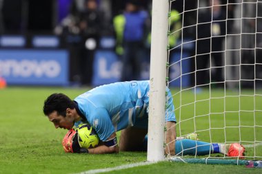 Gianluigi Buffon of Parma Calcio in action during Coppa Italia 2022/23 football match between FC Internazionale and Parma Calcio at Giuseppe Meazza Stadium, Milan, Italy on January 10, 2023 - Credit: Fabrizio Carabelli/LiveMedi