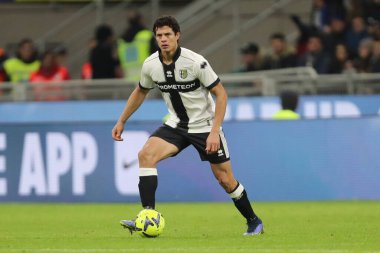 Yordan Osorio of PARMA CALCIO in action during Italian football Coppa Italia match Inter - FC Internazionale vs Parma Calcio at the  San Siro stadium in Milan, Italy, January 10, 2023 - Credit: Luca Amedeo Bizzarr